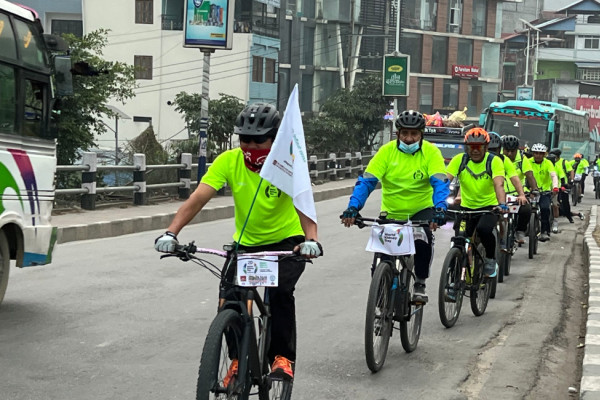 मिर्गौला बचाउन बुटवलमा सचेतनामूलक साइकल र्‍याली